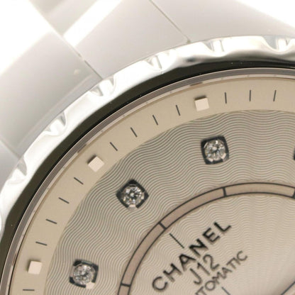 Chanel Watch Silver Ceramic Diamond — view 13
