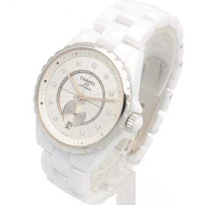 Chanel Watch Silver Ceramic Diamond — view 2