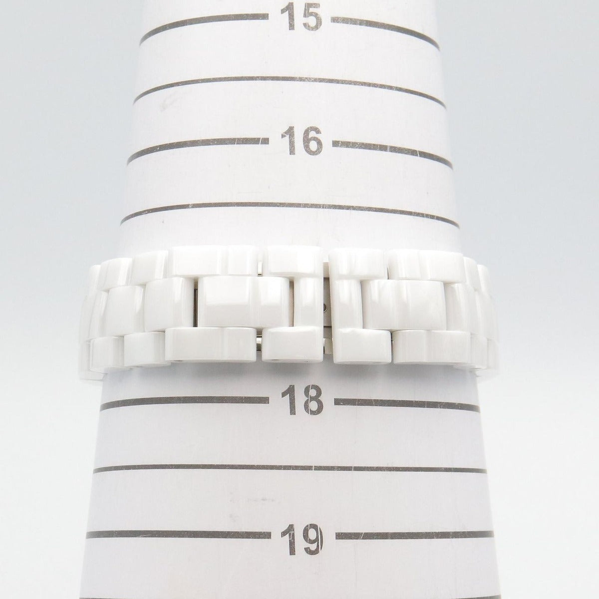 Chanel Watch Silver Ceramic Diamond — view 7