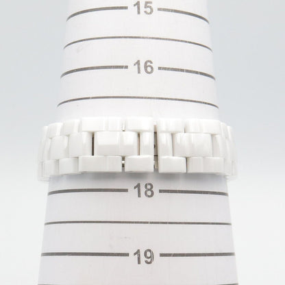 Chanel Watch Silver Ceramic Diamond — view 7