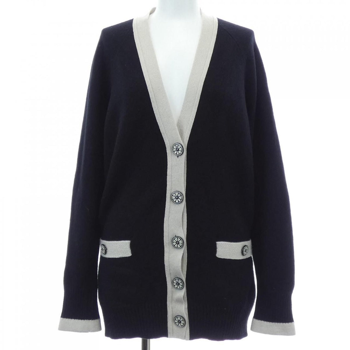 Chanel Cardigan Cashmere Black