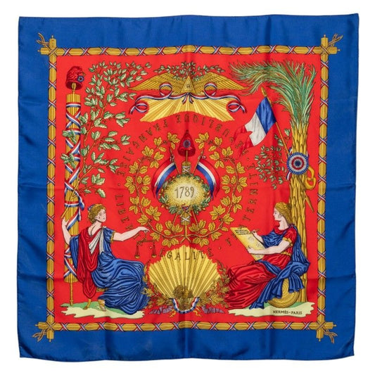Hermes Carre 90 Liberte Egalite Fraternite Republique Francaise