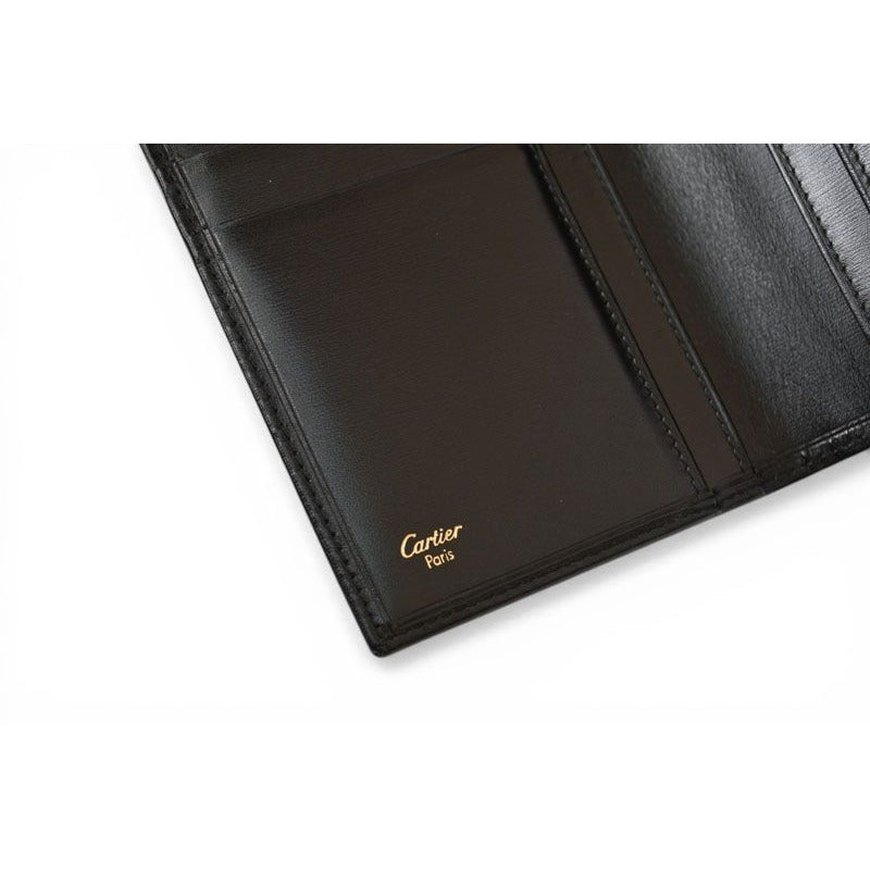 Cartier Wallet Leather Pasha Black Silver — view 8