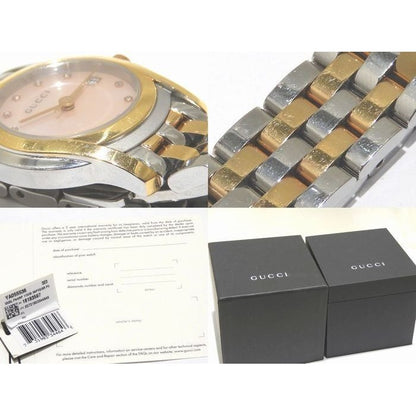 Gucci Quartz Watch Diamond Shell Dial Silver SS — view 3