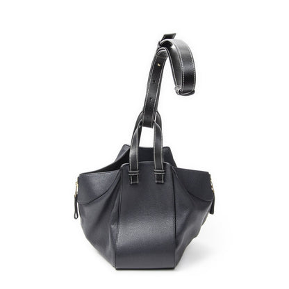 Loewe Small Hammock Navy Grain Calfskin Leather — view 5