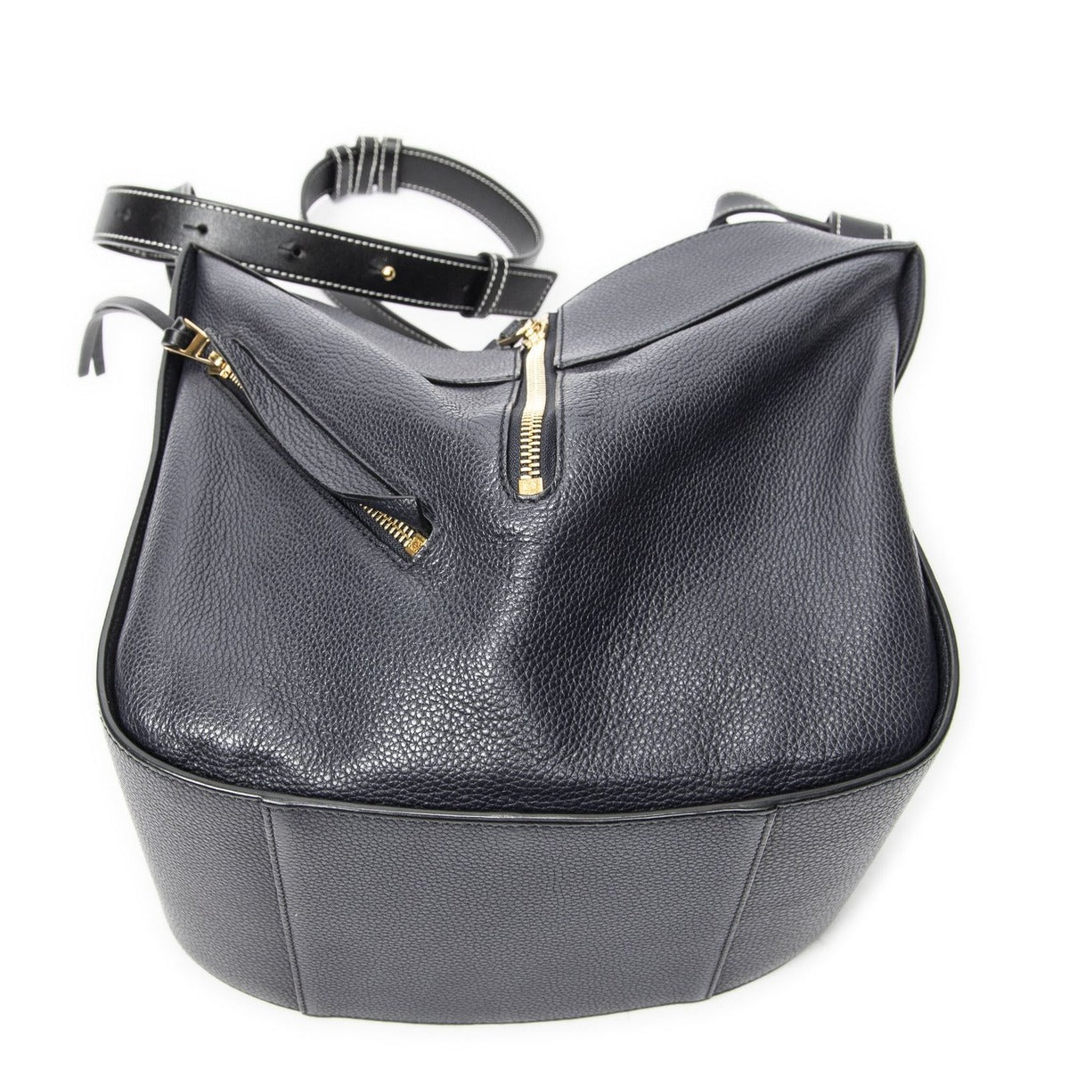Loewe Small Hammock Navy Grain Calfskin Leather — view 8