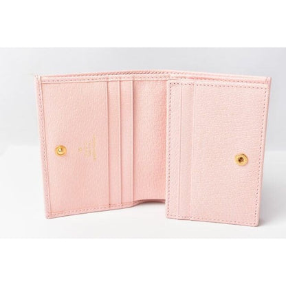 Gucci Mini Wallet Fold Over Flora Limited Edition Canvas Rose — view 4
