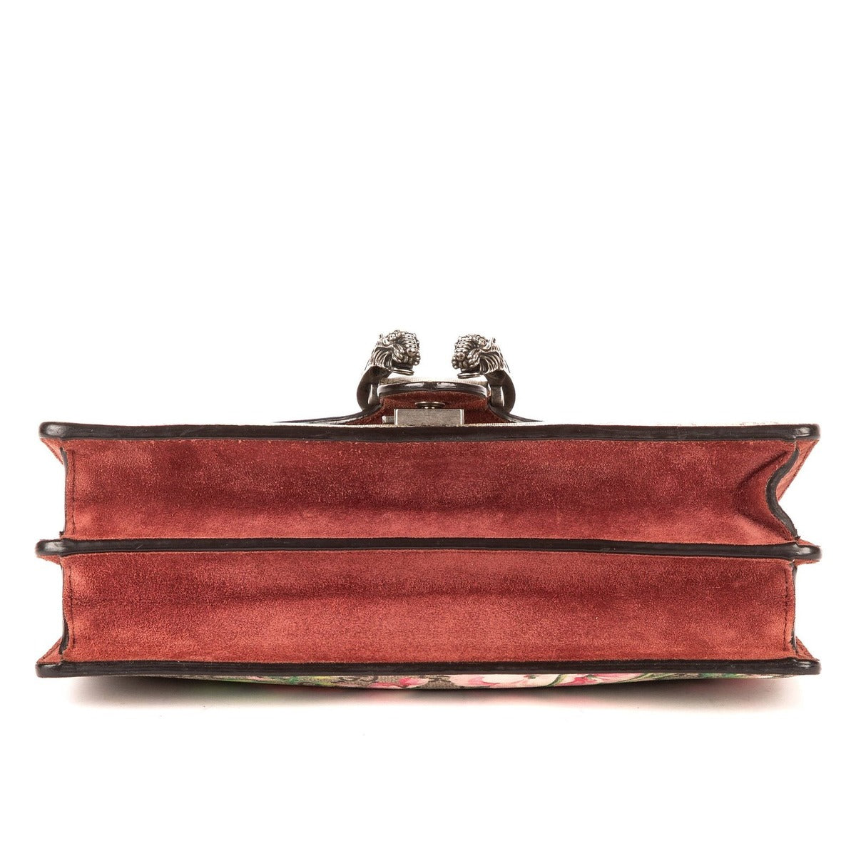 Gucci Blooms Dionysus Beige Burgundy Supreme Canvas Shoulder Bag — view 6