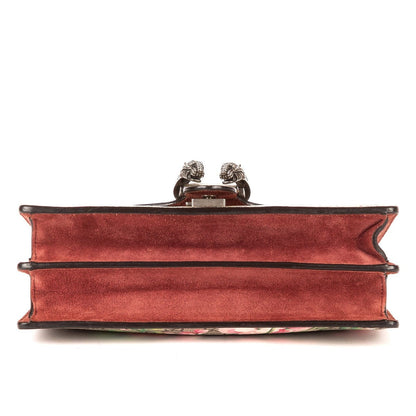 Gucci Blooms Dionysus Beige Burgundy Supreme Canvas Shoulder Bag — view 6