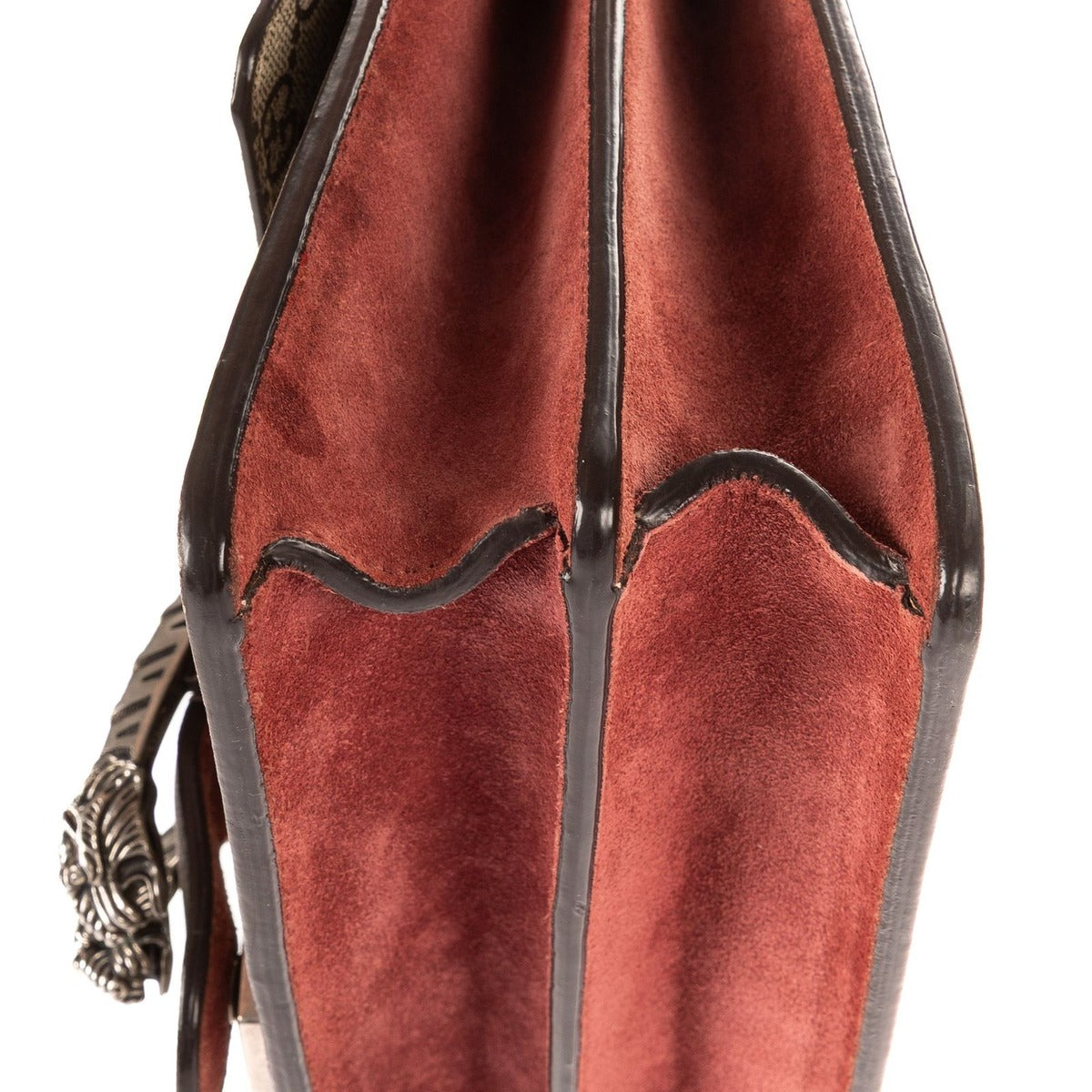 Gucci Blooms Dionysus Beige Burgundy Supreme Canvas Shoulder Bag — view 8