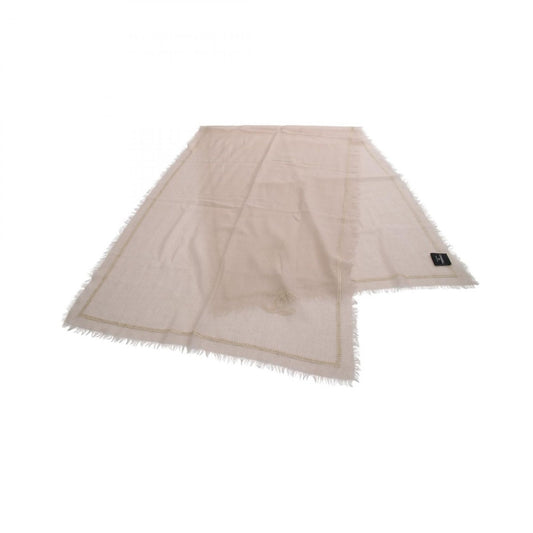 Chanel Shawl CC Logo Cashmere