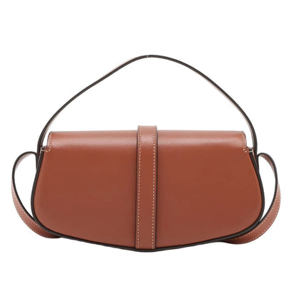 Celine Tabu Clutch Leather 2-Way Shoulder Bag Crossbody Hand Brown — view 2