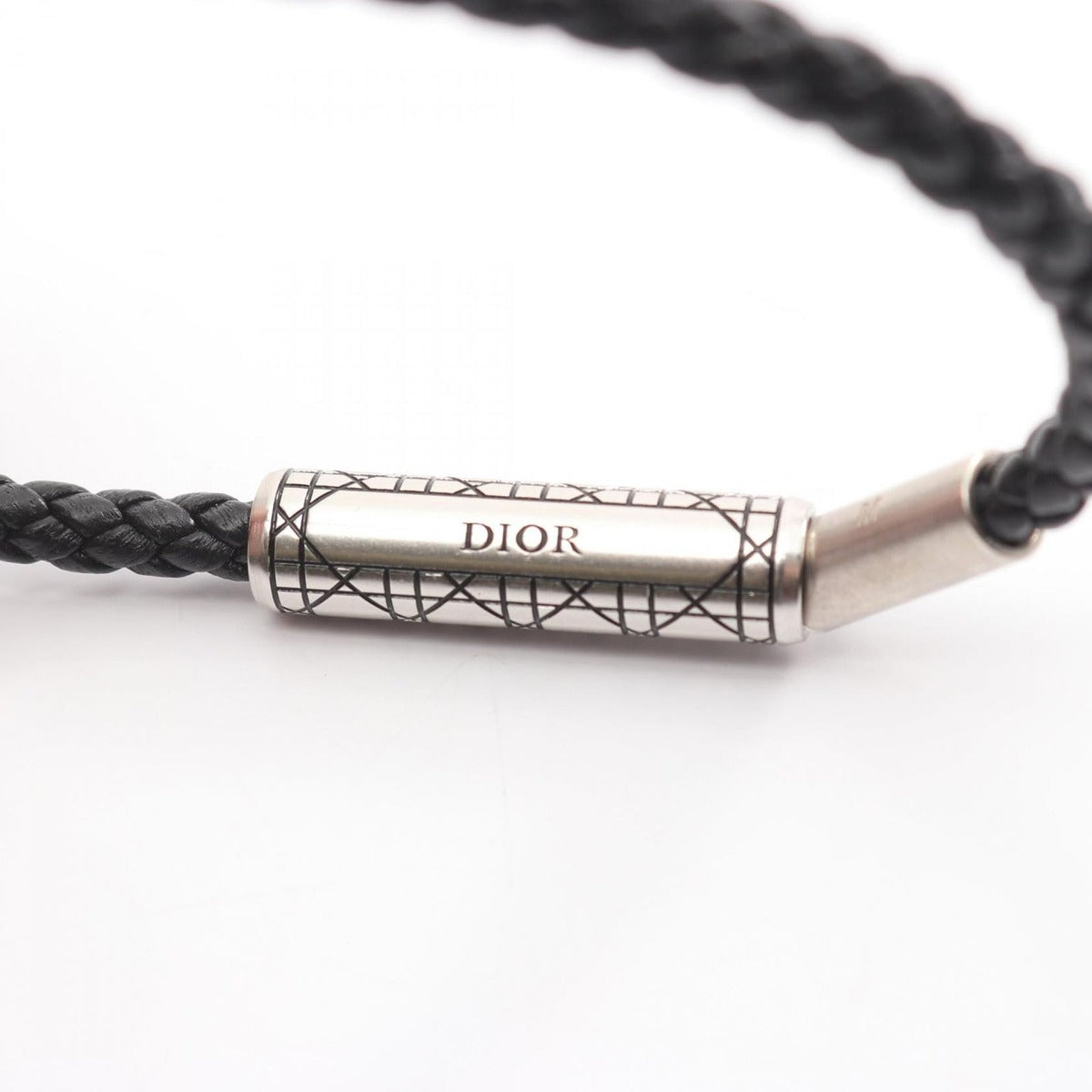 Dior Bracelet Cannage Leather Stainless Steel — view 4