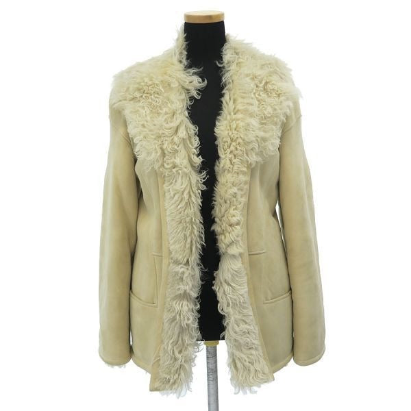Loewe Mouton Coat Ivory 40