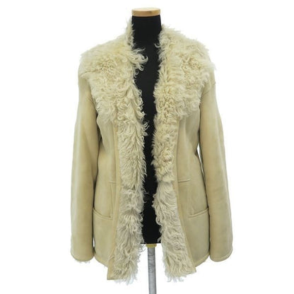 Loewe Mouton Coat Ivory 40