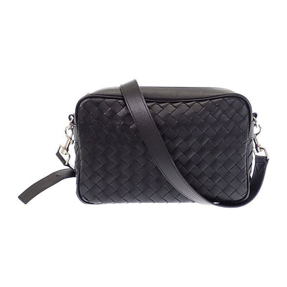 Bottega Veneta Intrecciato Camera Shoulder Bag Calf Black