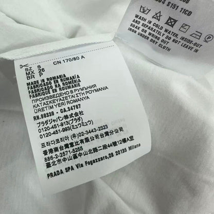 Prada T-Shirt White Cotton — view 12