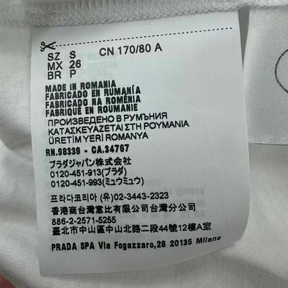 Prada T-Shirt White Cotton — view 6