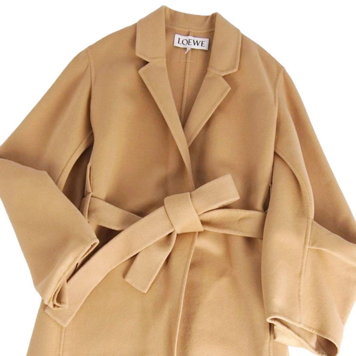 Loewe Coat with Belt Long Buttonless Anagra — view 2