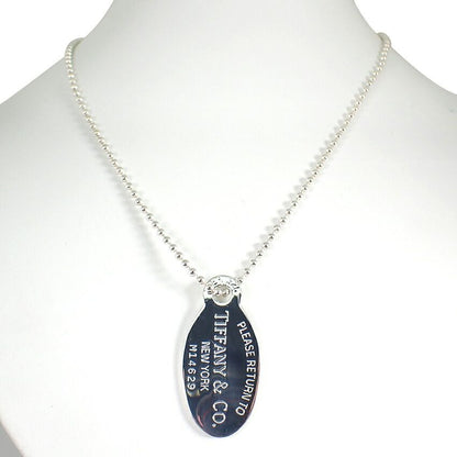 Tiffany & Co. 925 Return to Oval Pendant Necklace