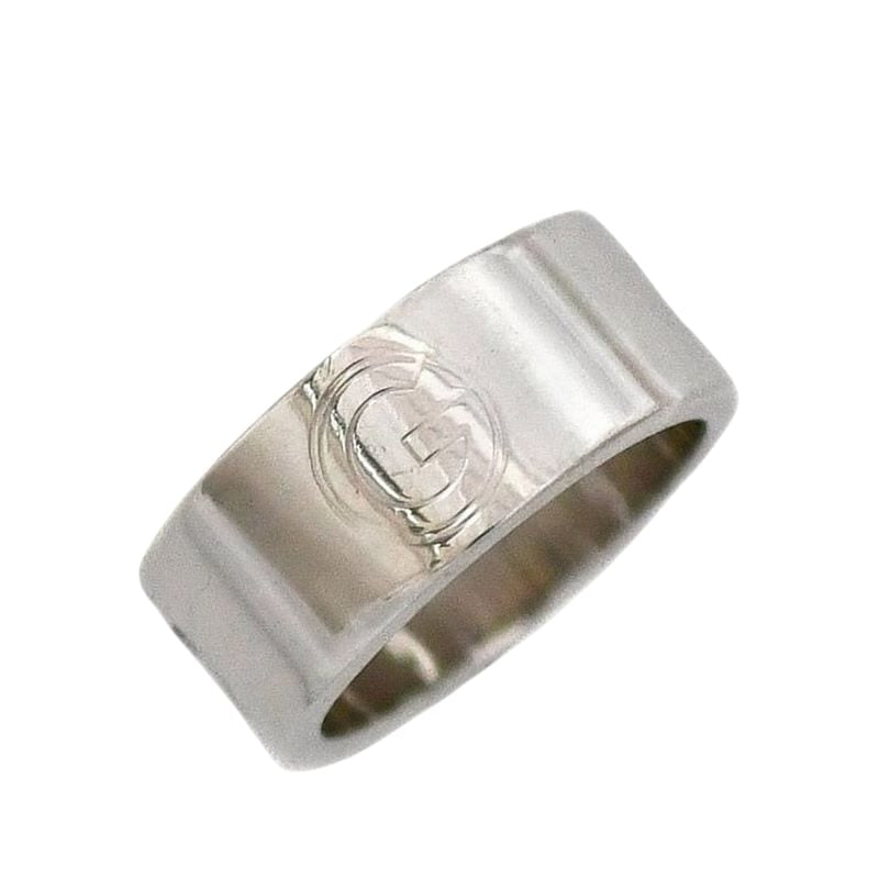 Gucci G Cut Ring Silver Jp 9 ag 925 S Rank