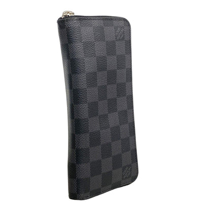 Louis Vuitton Wallet Damier Graphite Zippy Vertical Gray Black — view 2