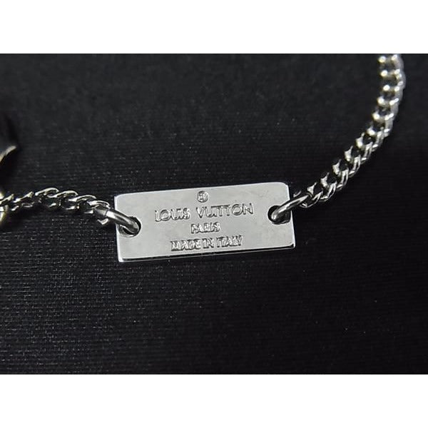 Louis Vuitton Necklace Triple Silver Metal — view 2