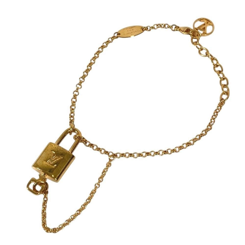 Louis Vuitton Bracelet Lvbracelet Lvlocky Metal Gold