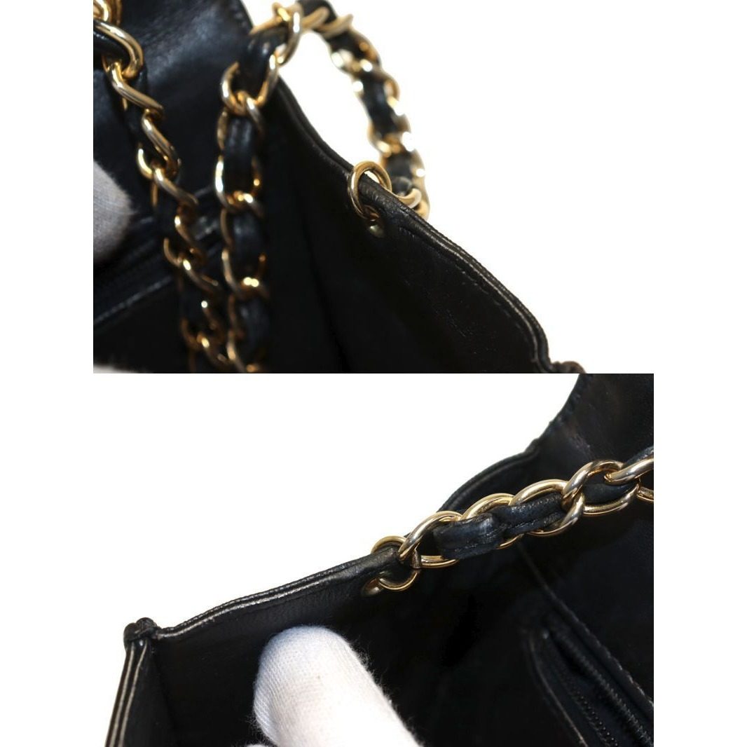 Chanel Quilted Leather Chain Shoulder Bag — view 10