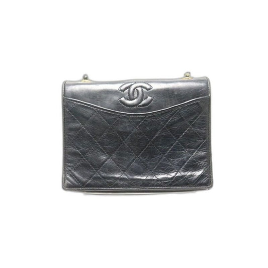 Chanel Quilted Leather Chain Shoulder Bag