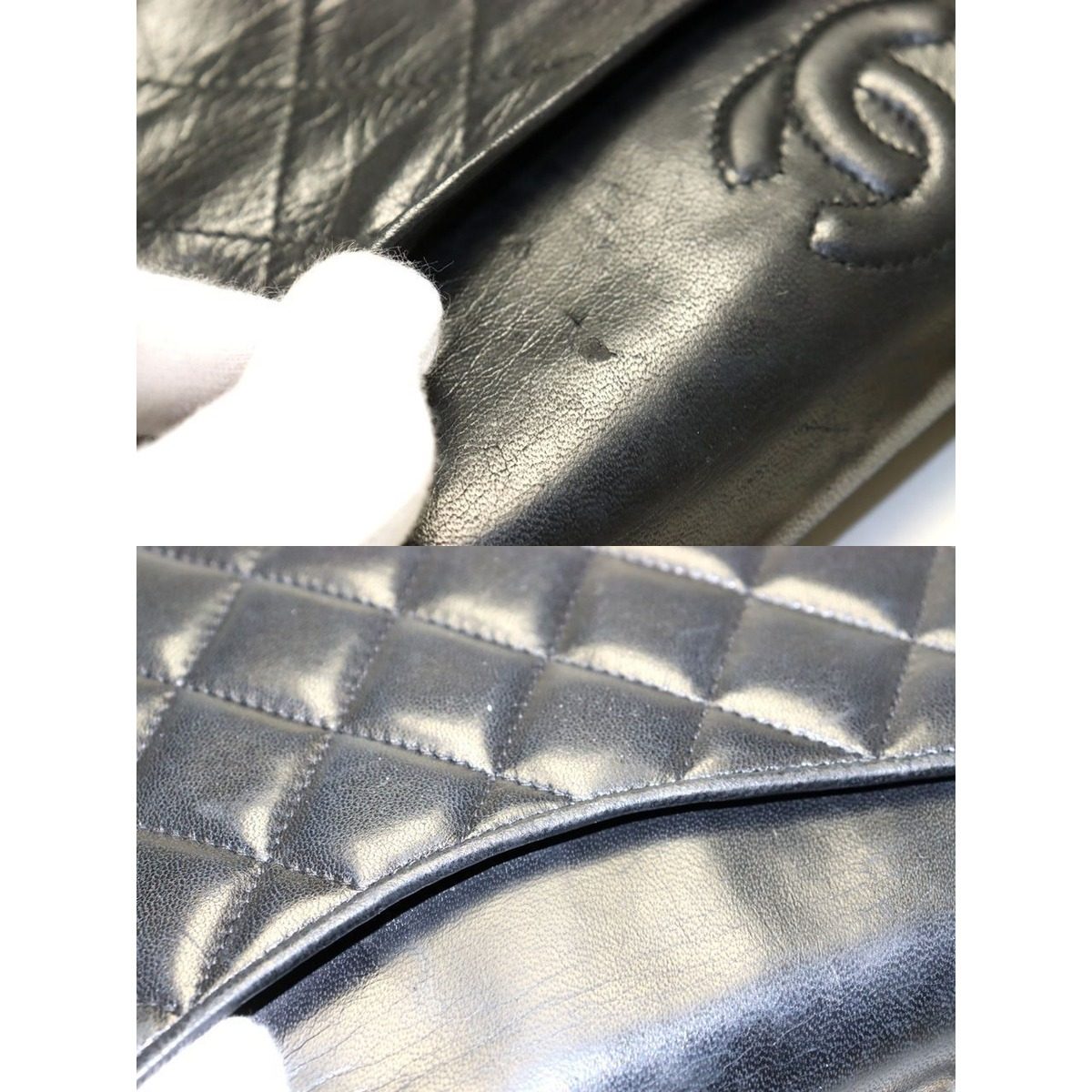 Chanel Quilted Leather Chain Shoulder Bag — view 8