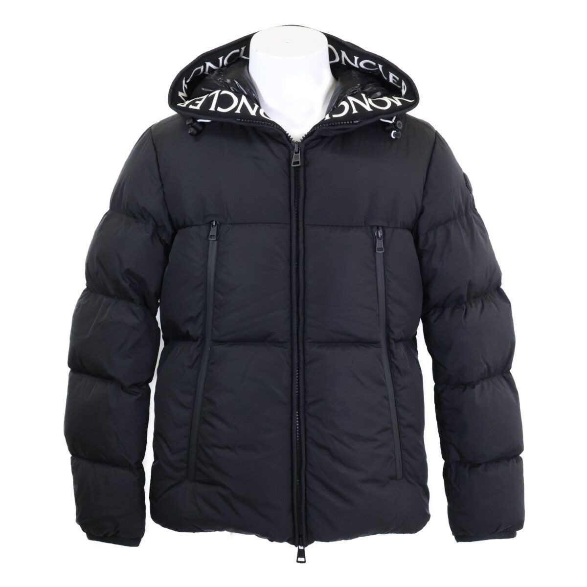 Moncler Montcla Logo Tape Hooded Down Jacket 2
