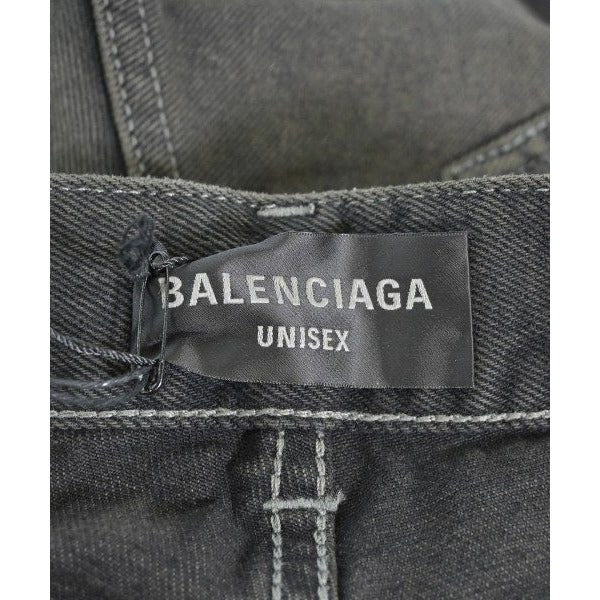 Balenciaga Denim Pants Cotton Dark Gray — view 3