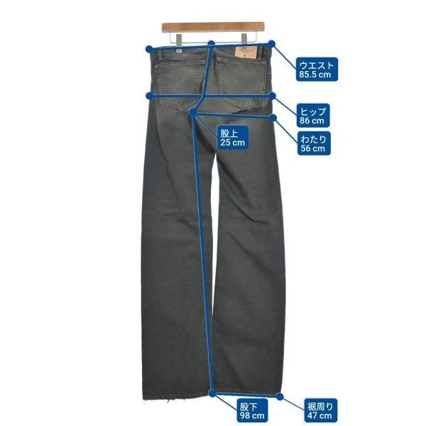 Balenciaga Denim Pants Cotton Dark Gray — view 6