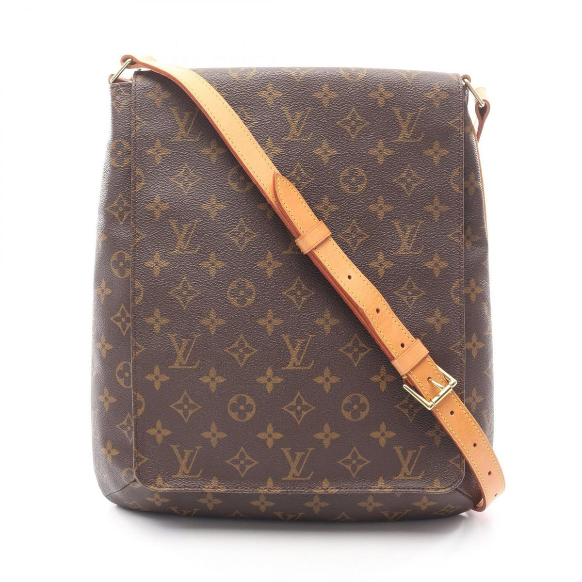 Louis Vuitton Shoulder Bag Musette Canvas Leather