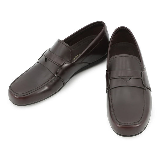 Prada Loafers Brushed Leather Square Toe 5