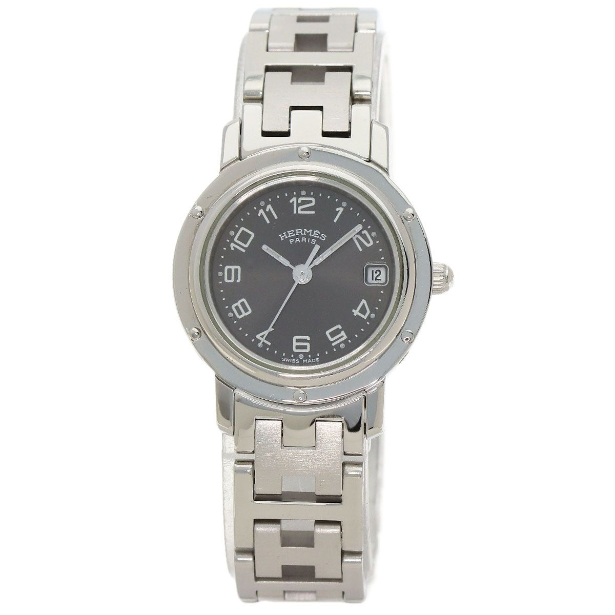Hermes Clipper Watch SS