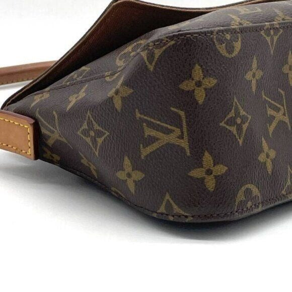 Louis Vuitton Mini Looping Monogram Tote Shoulder Hand Bag Y2K Brown