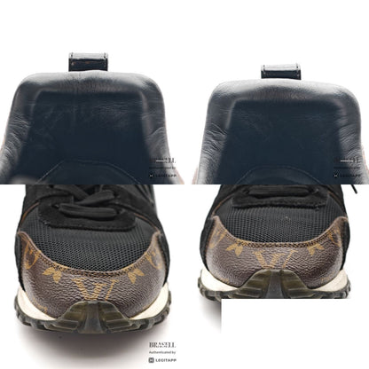 Louis Vuitton Run Away Sneakers Black Brown — view 8