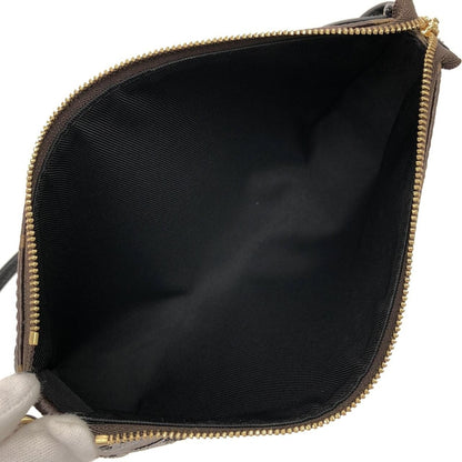 Louis Vuitton Monogram Pochette Pouch Brown Marron — view 7