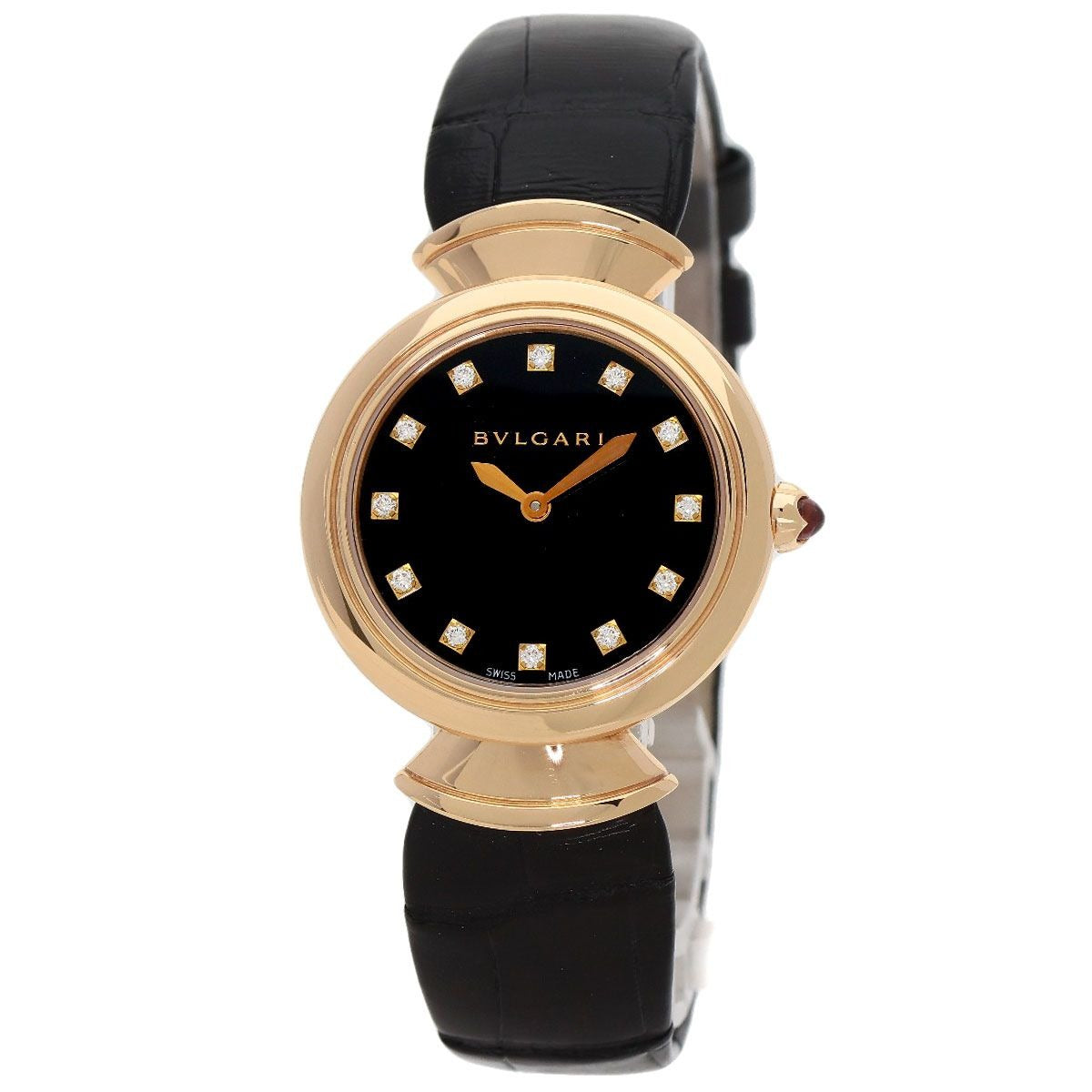 Bvlgari Diva Dream Watch 18K Pink Gold Leather