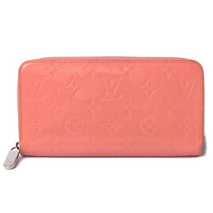 Louis Vuitton Wallet Round Zipper Vernis Rose Rich