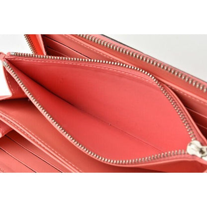 Louis Vuitton Wallet Round Zipper Vernis Rose Rich — view 8