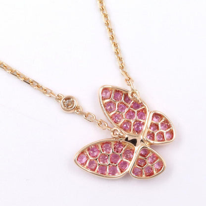 Van Cleef & Arpels Necklace de Papillon 38 18k Pink Gold Diamond Saffiano — view 5