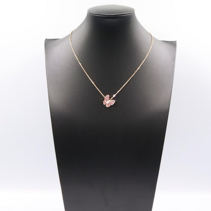 Van Cleef & Arpels Necklace de Papillon 38 18k Pink Gold Diamond Saffiano — view 7