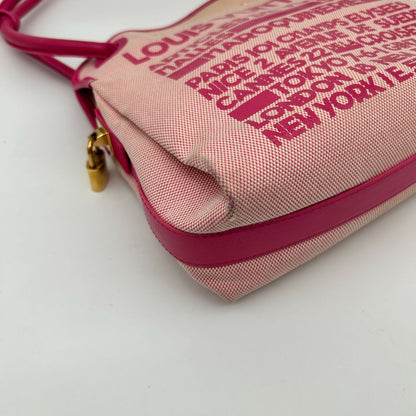 Louis Vuitton Shoulder Bag Rider Cruise Collection Limited Canvas Pink — view 6