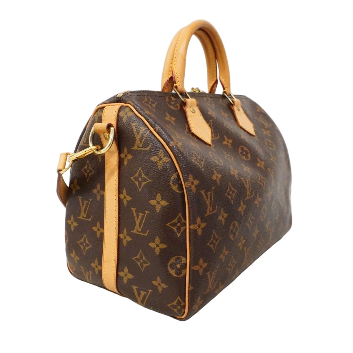 Louis Vuitton Handbag Monogram Speedy Bandouliere 30 Brown 2-Way — view 2