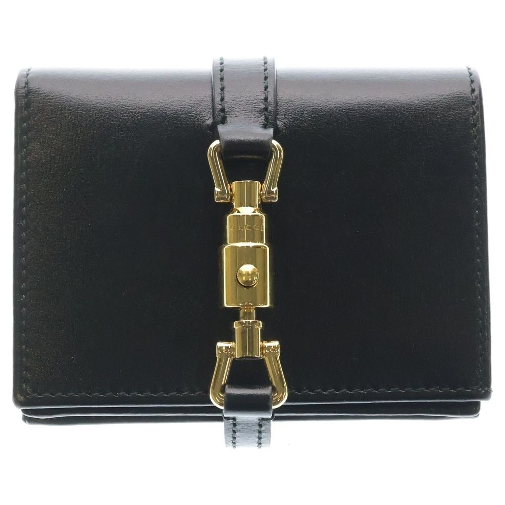 Gucci Jackie Bifold Wallet Black Leather