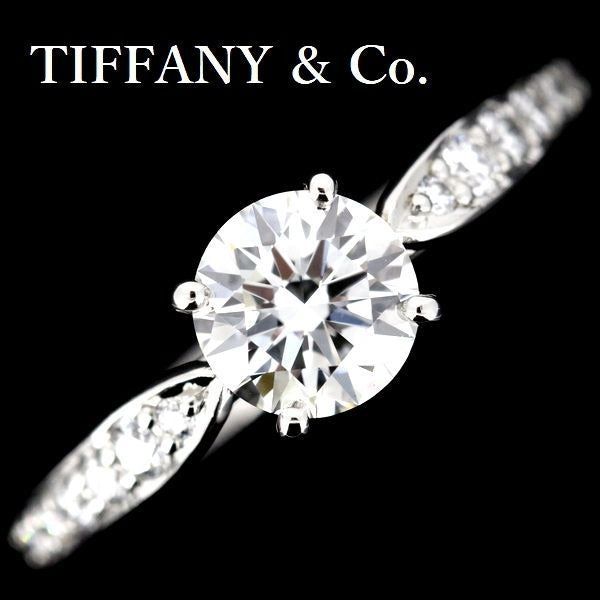 Tiffany & Co Harmony 064 CT F-Vs1-3 ex Diamond Ring Pt950