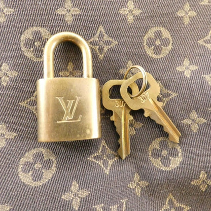 Louis Vuitton Monogram Mini Lin Speedy Boston Bag Ebene — view 3